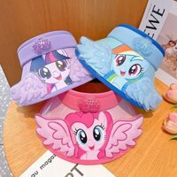 Trẻ Em My Little Pony Hoạt Hình Công Chúa Ziyue Sky Top Hat Bé Gái Mùa Hè Mới Chống Nắng Mũ Bé Gái Bé Tấm Che Nắng Bán Buôn