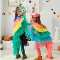 Trẻ Em Ngày Trẻ Em Trang Phục Hóa Trang Hóa Trang Bé Gái Áo Choàng Cho Bé Tập Đi Bóng Nhiều Màu Sắc Động Vật Trang Phục 3.21