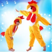 🍄[Trẻ Em - Người Lớn] Bộ Đồ Gà Vàng Trang Phục Kể Chuyện Cho Bé Mầm Non. Quần Áo Hóa Trang Chú Gà Con Vật Trẻ Em