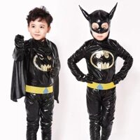 Trẻ Em Nhập Vai Trang Phục Batman Quần Áo Phù Hợp Với Bé Trai Siêu Nhân Người Nhện cospla Anime Trang Phục 3.26.4