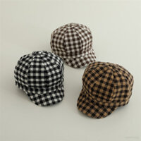 Trẻ Em Phiên Bản Hàn Quốc Thu Đông Qianniao Lưới Mỏ Vịt Mũ Len Thời Trang Cho Bé Mũ Nồi