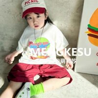 Trẻ Em Quần Áo Trẻ Em Bé Trai Thời Trang Phiên Bản Hàn Quốc Cotton Nguyên Chất Thoải Mái Áo Thun Tay Ngắn Vừa Lớn Trẻ Em Phù Hợp Với Áo Trẻ Em Hoạt Hình Ô Tô