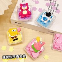 Trẻ Em Rửa Tay Viên Một Lần Hoạt Hình Dễ Thương Du Lịch Di Động Mini Xà Phòng Viên Di Động Nhỏ Xà Phòng Giấy 3.10