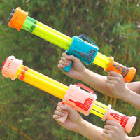 Trẻ Em Súng Nước Kéo Ra Trôi Nước Chiến Đấu Dụng Cụ Tiện Dụng Súng Xịt Nước Gatling Influencer Đồ Chơi Mới 3 Bé Trai Bé Gái 6