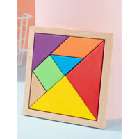 Trẻ Em Tangram Xếp Hình Giáo Dục Xếp Hình Đồ Chơi Ba Chiều Khối Xây Dựng Bảng Kỹ Năng Hội Học Sinh Tiểu Học Lớp Một Bằng Gỗ Trên