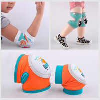 Trẻ Em Thể Thao Miếng Lót Đầu Gối Khuỷu Tay Bộ Bé Tập Đi Bò Chống Trơn Trượt Tất Đi Xe Đạp Bảo Vệ Thiết Bị Bán Buôn