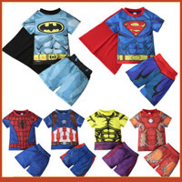 Trẻ Em Trang Phục Người Nhện Batman Siêu Nhân Người Nhện Đội Trưởng Mỹ Halloween Người Nhện Trang Phục Hóa Trang Trẻ Em Quần Áo Cho Bé Trai terno