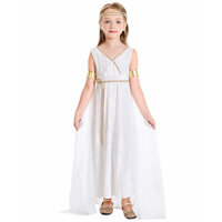 Trẻ Em Trẻ Em Grecian Nữ Thần Trang Phục Công Chúa Hy Lạp Váy Dài Cho Bé Gái Cosplay Trang Phục Hóa Trang Halloween