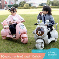 Trẻ Em Xe Máy Điện/Xe Chạy Ắc Quy Đồ Chơi Điều Khiển Từ Xa Có Thể Sạc Lại Có Thể Ngồi Cho Bé Trai Và Bé Gái Ba Bánh