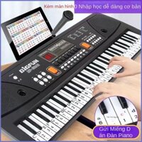 Trẻ Em61Phím Màn Hình Kỹ Thuật Số Đàn Piano Điện Tử Cho Người Mới Bắt Đầu Đàn Piano Điện Cho Bé Đa Chức Năng Đồ Chơi Cho