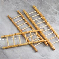 Tre Rễ Thang Sản Phẩm Tre Nâng Tiết Kiệm Cổ Thang Nhỏ Phụ Kiện Nhà Đồ Trang Trí Thủ Công Thang Nhỏ