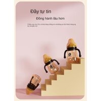 Trẻ sơ sinh Bình sữa cho bé Chống sốc Vỏ rộng giả chống đầy hơi Trẻ em Núm vú giả Silicone Cốc uống nước 0-1-3 tuổi