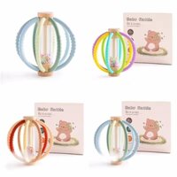 Trẻ sơ sinh Manhattan Ball Bé Nhai Miếng Dán Tay Lấy Bóng Ba Chiều Lục Lạc Làm dịu Răng Hàm Dính Cắn Đồ Chơi
