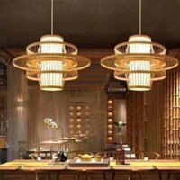 Tre VN Chao đèn mây tre trang trí trần - Xưởng sản xuất