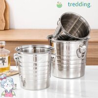 Tredding491 Xô sâm panh, Xô rượu vang đỏ đầu hổ dày, Xô đá đa chức năng chắc chắn bằng thép không gỉ bền bỉ tại nhà KTV Bar