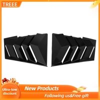 Treee 2Pcs/Set Car Rear Side Window Louver Blinds Glossy Black ABS Replacement for Mazda 3 2020 2021