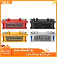 Treee Oil Cooling System Kit  Improve Performance Aluminum 4 Rows High Efficiency Motorcycle Radiator Set for 50cc To 110cc Moto