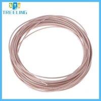 Treeling 10m RG316 RF Coax Đầu nối cáp đồng trục 50ohm Chì mở rộng đuôi lợn được bảo vệ