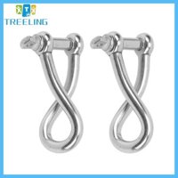 Treeling Bolt Còng tròn 8mm Bộ còng xoắn cho phần cứng du thuyền buồm