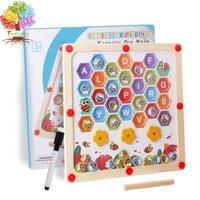 Treeyear Bảng Chữ Cái Từ Mê Cung Bằng Gỗ ABC Chữ Cái Phù Hợp Với Ban Kỹ Năng Vận Động Tốt Montessori Giáo Dục Học Tập Đồ Chơi Trò Chơi