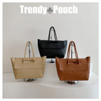 TRENDY  POUCH   Túi đeo vai lớn cầm tay thông thường dành cho nữ