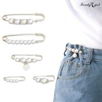 Trendygirl 50 Chiếc Nữ Pin Thổ Cẩm Bộ Đa Năng Trang Trí Ngọc Trai Giả Kim Cương Giả Hoa Nơ Pin Cho Quần Áo Tất Mũ Túi Cổ Cắt Thấp Đóng Chân