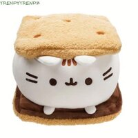 Trendytrendz Cookie Cat Plushies, Gối Thú Nhồi Bông Gối Mèo Sô Cô La, Đi Kèm Ngủ Mèo Mềm Mại Dễ Thương 15cm Bánh Quy Búp Bê Mèo Đồ Chơi Trẻ Em
