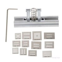 Treo 13 Chiếc Đa Năng Stencil Mẫu BGA Reballing Giá Đỡ Jig Cho DDR1 DDR2 DDR3