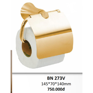 Treo giấy vệ sinh mạ vàng BAO BN 273V