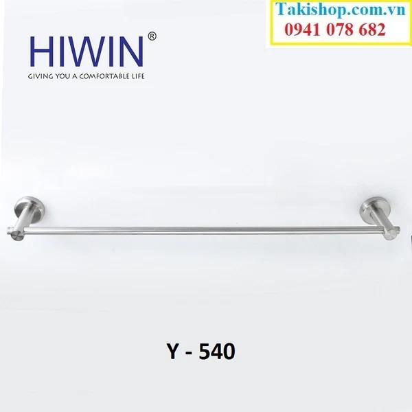 Treo  khăn đơn inox 304 mặt mờ cao cấp Hiwin Y-540