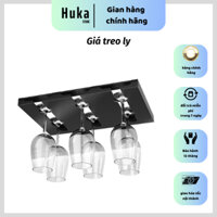 Treo ly quầy bar - Giá treo ly rượu vang inox 304 các loại, Gắn Tủ Bếp Tiện Lợi.