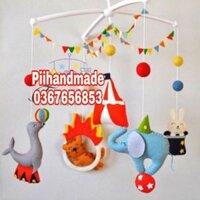 TREO NÔI CHO BÉ YÊU HANDMADE VẢI NỈ 100  - KHUNG TREO NÔI - ĐỒ TREO NÔI