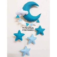 TREO NÔI CHO BÉ YÊU HANDMADE VẢI NỈ 008 - KHUNG TREO NÔI - ĐỒ TREO NÔI