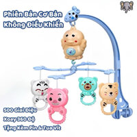 Treo Nôi Có Hộp Nhạc Cho Bé Xoay 360 Độ
