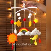 Treo nôi cũi em bé Thời Tiết đồ chơi kích thích thị giác trẻ em