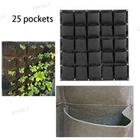 Treo Tường 25 Túi Trồng Túi Trồng Trồng Cây Dọc Vườn Rau Sống Cây Cảnh Hoa Chậu VN6L3