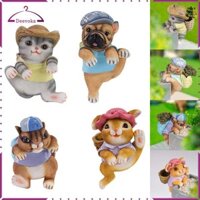 Treo Tượng Động Vật Chậu Hoa Hugger Dễ Thương Micro Phong Cảnh Trang Trí Trang Trí Chậu Cây Móc Treo Cho Ban Công Mặt Dây Chuyền Nhẹ