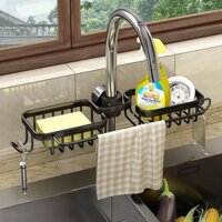 Treo tường Máy rửa chén Giá đựng, Kệ bếp đa năng ,Giá treo vòi bồn rửa bát để đồ giẻ rửa chén bát,Giá Để Ráo Nước,Đồ bếp dụng cụ nhà bếp