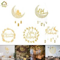 Treo Tường Trang Trí Eid Vòng Hoa Trang Trí Nền Treo Ngôi Sao Treo Cho Ngày Lễ Trần Nhà