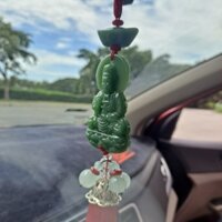 Treo Xe Trang Trí Nội Thất Với Phật Quan Thế Âm Bồ Tát Ngọc Bội Thái Lan