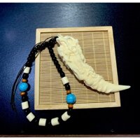 Treo xe/dây đeo hạt ngà Nanh Sói