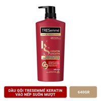 Tresemme Dầu Gội Tresemmé Keratin Smooth Tinh Dầu Argan & Keratin Vào Nếp Suôn Mượt 640g