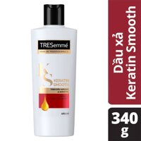 Tresemme Dầu Xả Tresemmé Keratin Smooth Tinh Dầu Argan & Keratin Vào Nếp Suôn Mượt 340g (354ml)