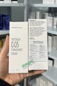 TRETINOIN 0.05 TRANEXAMIC CREAM-RADIANCE BEAUVA | TRẺ HÓA, GIẢM NÁM 30ML