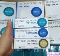 Tretinoin Cream USP Tretiheal 0.025/0.05/0.1% Giá Bao Nhiêu?