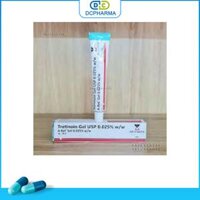 Tretinoin Gel USP 0.025% w/w Menarini (Tuýp 20g)