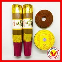 [Tri ân khách hàng] Combo 2 bó hương Quế KHỔNG LỒ TẶNG 1 hộp 10 hương vòng trầm, Hàng Chuẩn Cực Thơm