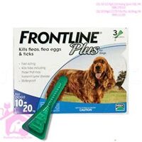 Trị bọ nhỏ gáy Pháp Frontline Plus cho chó 10-20kg