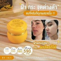 Trị Mụn ẩn, viêm, bọc, mụn nội tiết, mụn trứng cá, xoá thâm nám, liền sẹo rỗ Kem Nghệ Ngọc Trai Sky Thái Lan