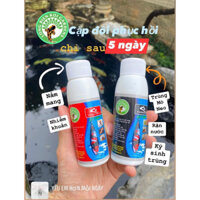 Trị trùng mỏ neo, rận nước, sán mang, ngoại ký sinh trùng PARASITE chai 100ml cho hồ koi to từ 5-10 khối trở lên